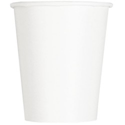 Bright White Party Cups (14 Pack)