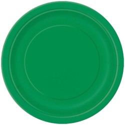 Emerald Green 9" Plates (16 Pack)
