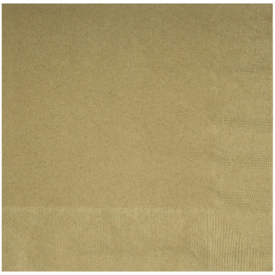Gold Napkins (20 Pack)