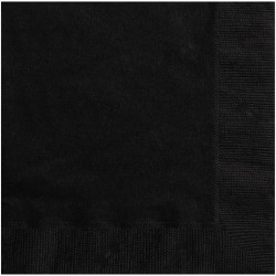 Midnight Black Napkins (20 Pack)