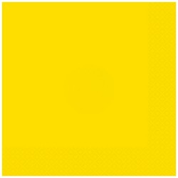 Neon Yellow Napkins (20 Pack)
