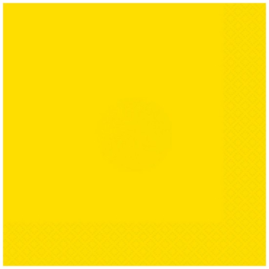 Neon Yellow Napkins (20 Pack)