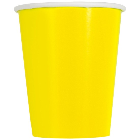 Neon Yellow Party Cups (14 Pack)