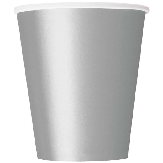 Silver Party Cups (14 Pack)