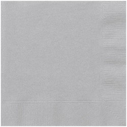 Silver Napkins (20 Pack)