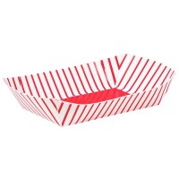 Striped Snack Tray (4 Pack)