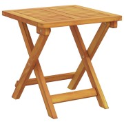 Rolling Sun Loungers 2 Pack with Table & Cushion - Solid Acacia Wood