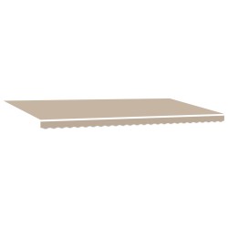 Automatic Retractable Awning Beige 600x300 cm,  Awning Replacement Fabric for 6x3 m Frame Beige