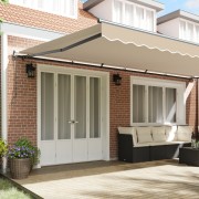 Automatic Retractable Awning Beige 600x350 cm,  Awning Replacement Fabric for 6x3,5 m Frame Beige