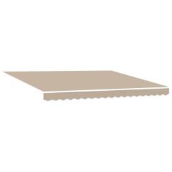 Automatic Retractable Awning Beige 400x300 cm,  Awning Replacement Fabric for 4x3 m Frame Beige