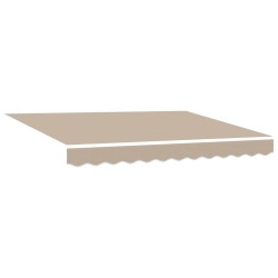 Automatic Retractable Awning Beige 350x250 cm,  Awning Replacement Fabric for 3.5x2.5 m Frame Beige