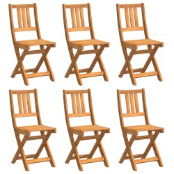 Folding Garden Chairs 6 pcs 36x46x86 cm Solid Wood Acacia,  Folding Garden Chairs 2 pcs 36x46x85 cm Solid Wood Acacia