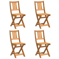 Folding Garden Chairs 4 pcs 36x46x86 cm Solid Wood Acacia,  Folding Garden Chairs 2 pcs 36x46x85 cm Solid Wood Acacia