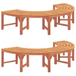 Outdoor Tree Bench 200 cm Solid Wood Eucalyptus